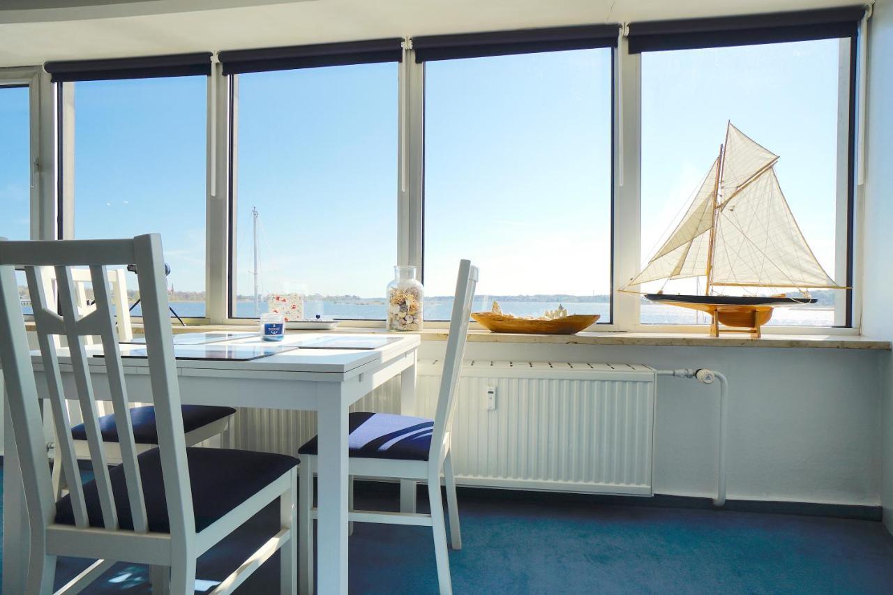 Ferienwohnung Schleiloge Mit Panoramablick Auf Die Schlei Šlesvik Exteriér fotografie