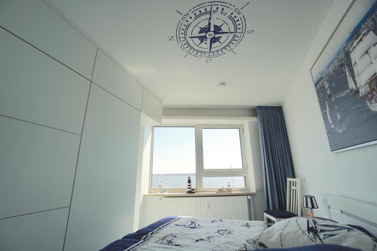 Ferienwohnung Schleiloge Mit Panoramablick Auf Die Schlei Šlesvik Exteriér fotografie