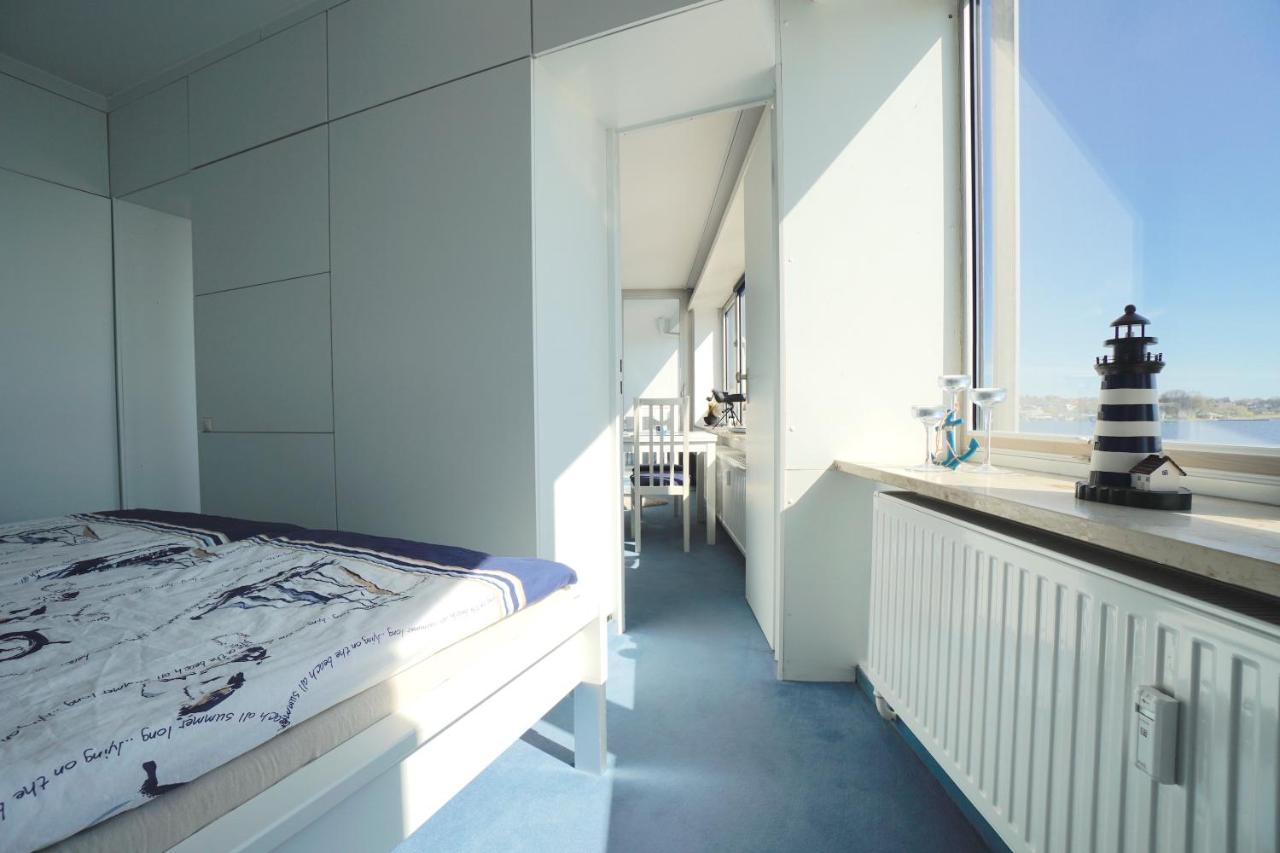 Ferienwohnung Schleiloge Mit Panoramablick Auf Die Schlei Šlesvik Exteriér fotografie