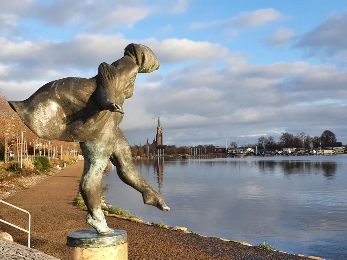Ferienwohnung Schleiloge Mit Panoramablick Auf Die Schlei Šlesvik Exteriér fotografie