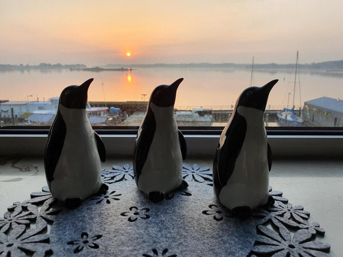 Ferienwohnung Schleiloge Mit Panoramablick Auf Die Schlei Šlesvik Exteriér fotografie