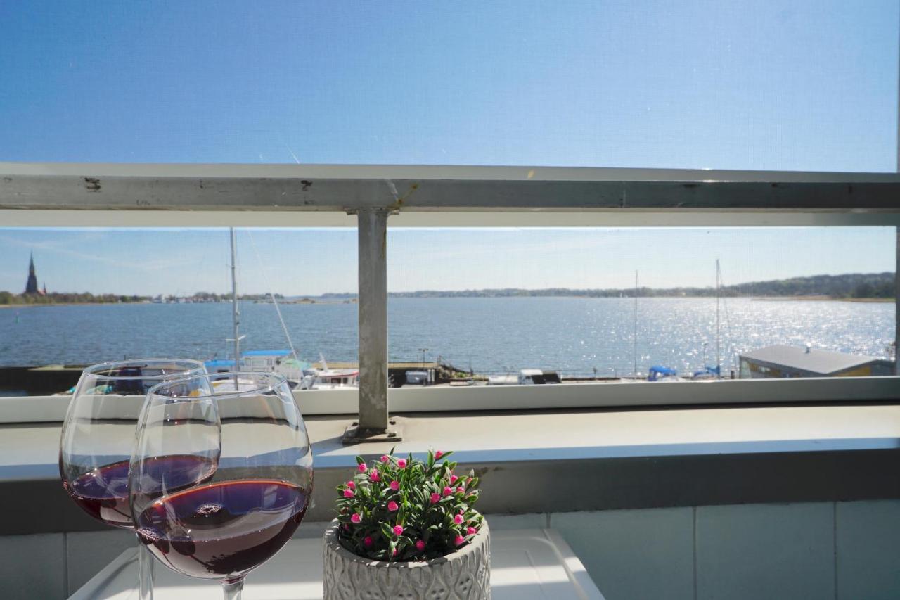 Ferienwohnung Schleiloge Mit Panoramablick Auf Die Schlei Šlesvik Exteriér fotografie