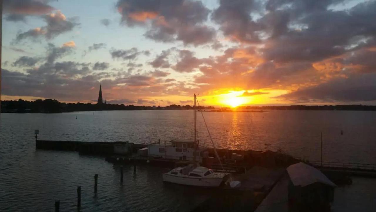 Ferienwohnung Schleiloge Mit Panoramablick Auf Die Schlei Šlesvik Exteriér fotografie